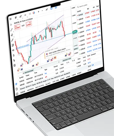 MetaTrader 5 desktop platform interface